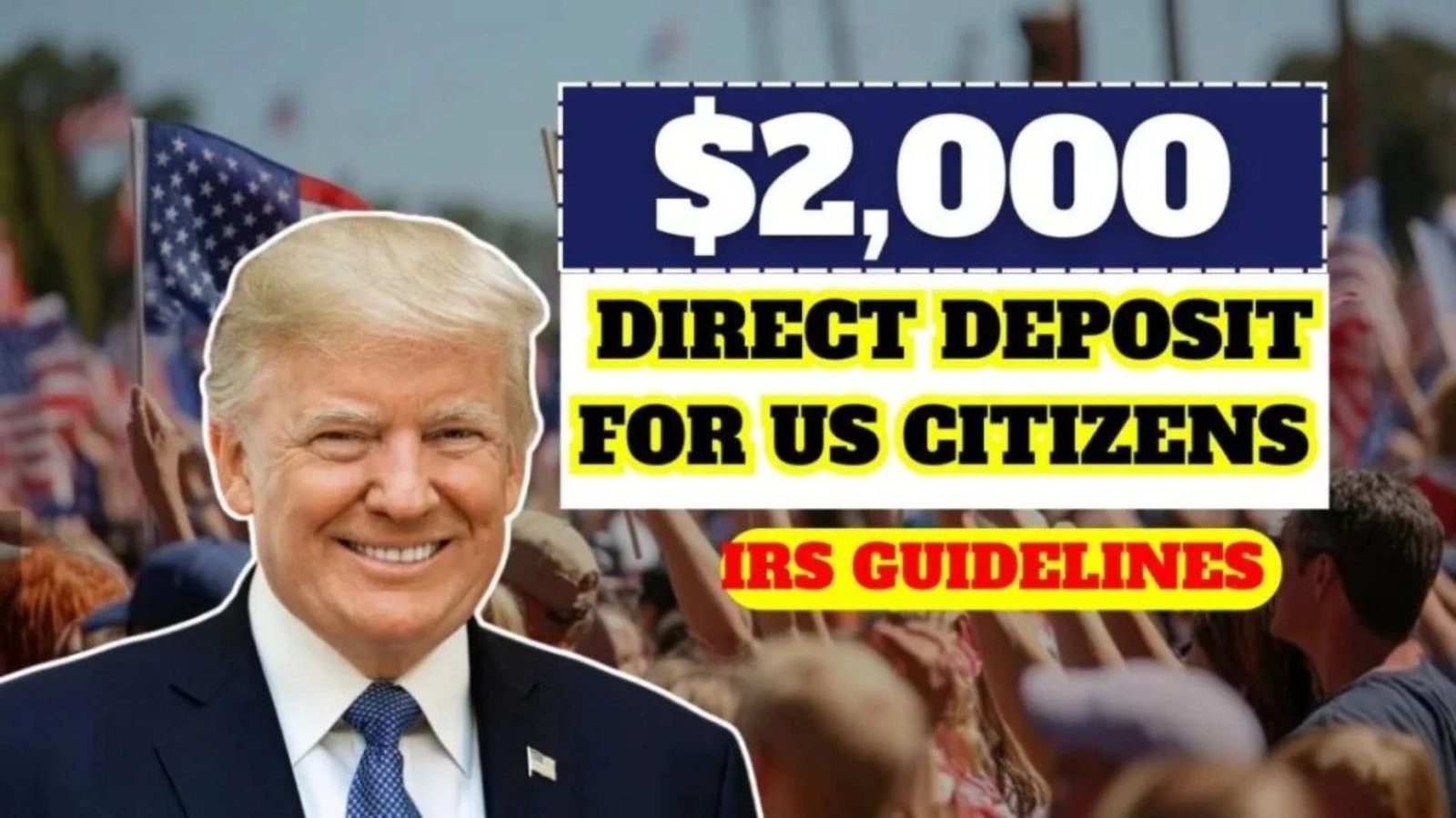 $2,000 Direct Deposit for US Citizens