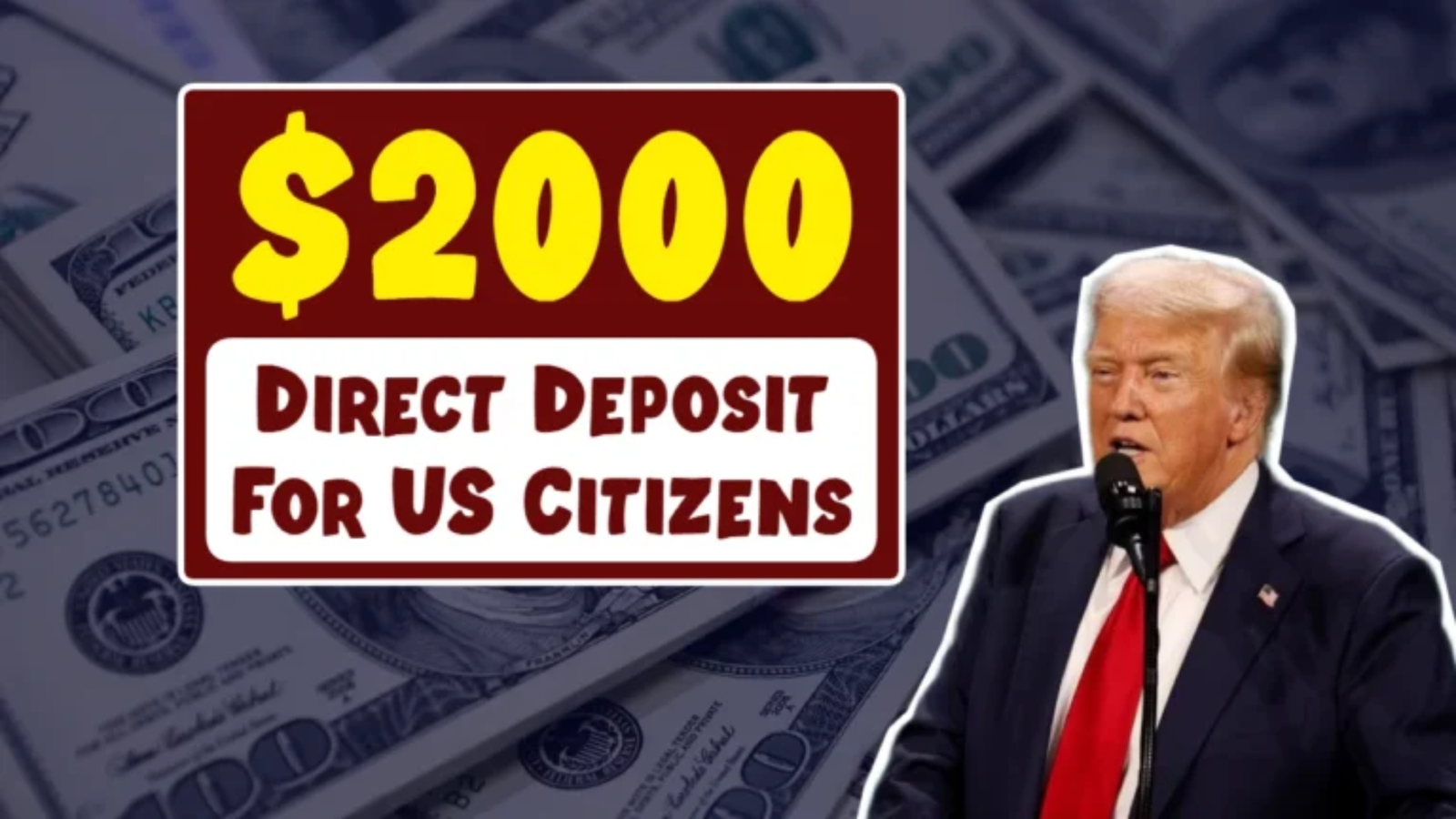 $2000 Direct Deposit For US Citizens