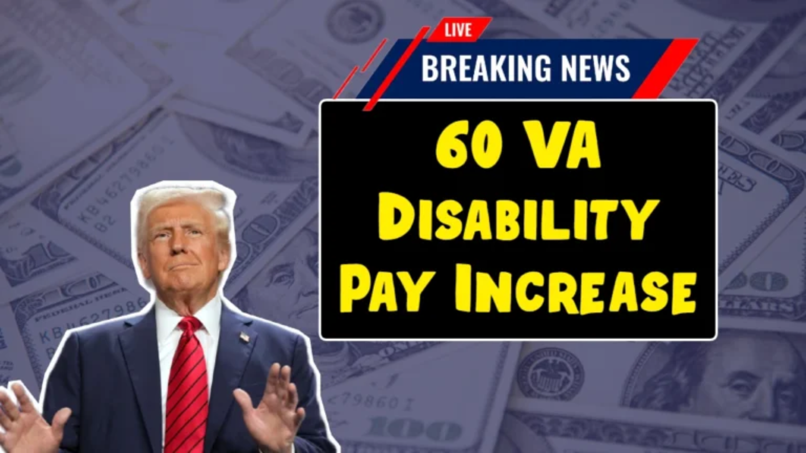 60 VA Disability Pay Increase
