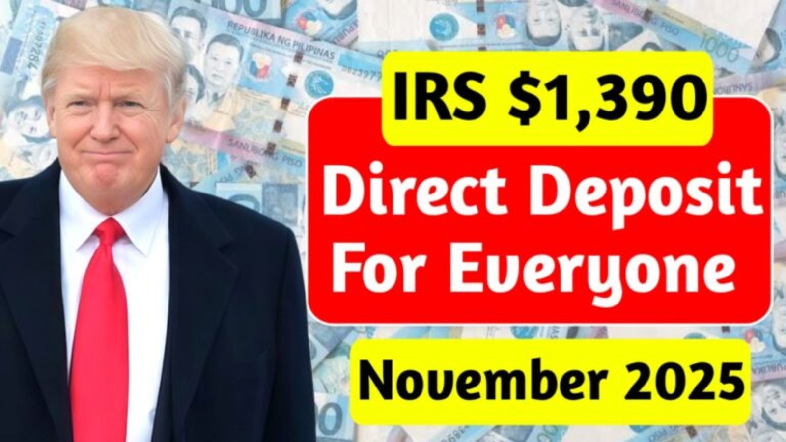 IRS $1,390 Direct Deposit in November 2025